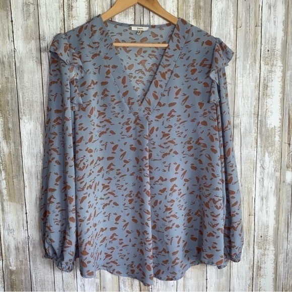 Jodifl Love In Tribeca Airy Blue Blouse - Picture 5 of 9